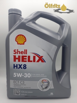 Shell Helix HX8 ECT C3 5W-30 Motoröl 5l