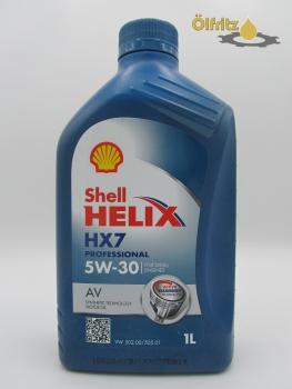 Shell Helix HX7 Professional AV 5W-30 Motoröl 1l
