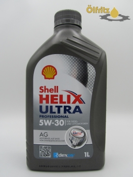 Shell Helix Ultra Professional AG (Opel) 5W-30 Motoröl 1l