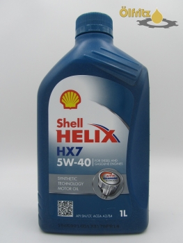 Shell Helix HX7 5W-40 Motoröl 1l
