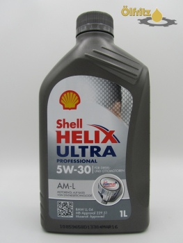 Shell Helix Ultra Professional AM-L (BMW/Mercedes) 5W-30 Motoröl 1l