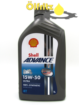Shell Advance Ultra 4T 15W-50 Motorradöl 1l