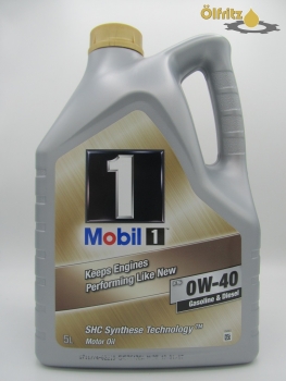 Mobil 1 FS 0W-40 Motoröl 5l (ersetzt Mobil 1 New Life 0W-40)