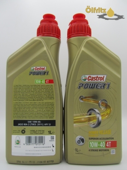 Castrol Power 1 4T 10W-40 Motorradöl 1l