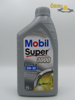Mobil Super 3000 Formula D1 5W-30 Motoröl 1l