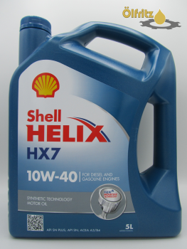 Shell Helix HX7 10W-40 Motoröl 5l