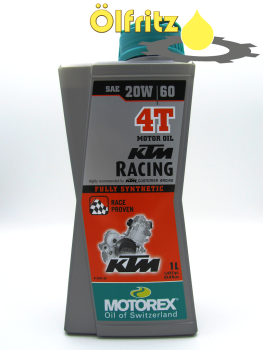 Motorex KTM Racing 4T 20W-60 Motorradöl 1l