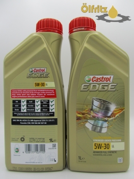 Castrol EDGE LL 5W-30 Titanium Technology Motoröl 1l