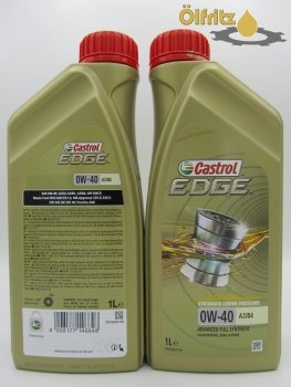 Castrol EDGE A3/ B4 0W-40 Titanium Technology Motoröl 1l