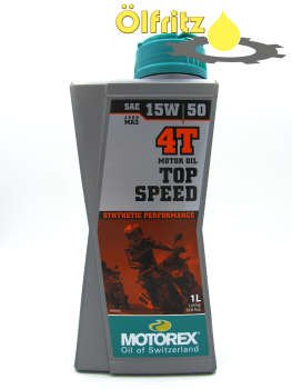 Motorex Top Speed 4T 15W-50 Motorradöl 1l