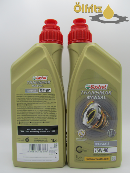 Castrol Transmax Manual Transaxle 75W-90 Schaltgetriebeöl 1l