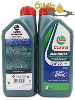 Castrol Magnatec Professional Diesel 0W-20 (neues Design) Motoröl 1l