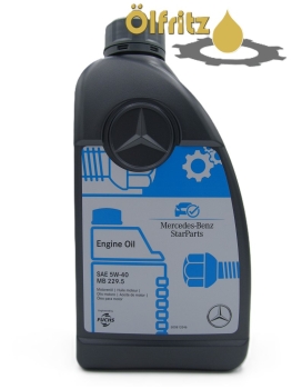 Original Mercedes Benz MB 229.5 5W-40 Motoröl 1l