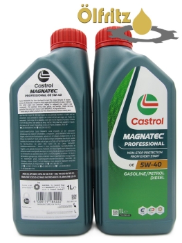 Castrol Magnatec Professional OE 5W-40 (neues Design) Motoröl 1l
