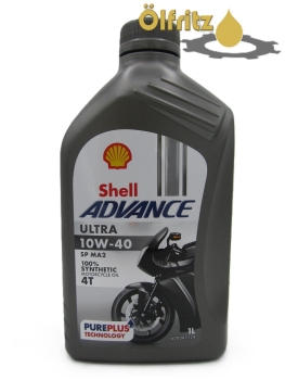 Shell Advance Ultra 4T 10W-40 Motorradöl 1l
