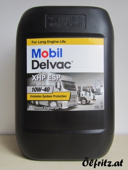 Mobil Delvac XHP ESP 10W-40 Motoröl 20l