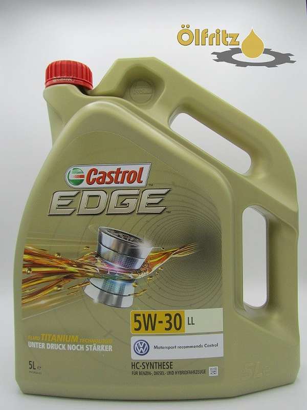 Castrol EDGE LL 5W-30 Titanium Technology Motoröl 5l - Motoröle für alle  Fahrzeuge