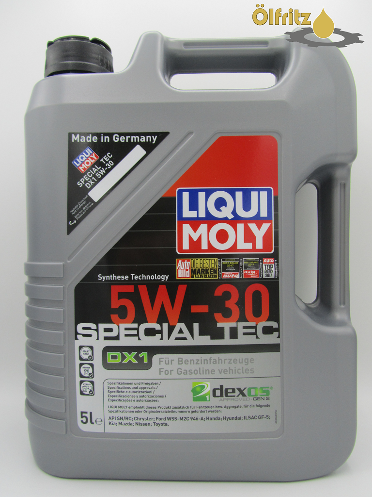 Liqui Moly Special Tec DX1 5W-30 Motoröl 5l - Motoröle für alle