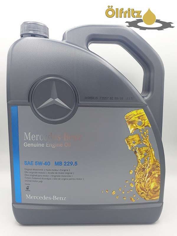 Original Mercedes Benz MB 229.5 5W-40 Motoröl 5l - Motoröle für