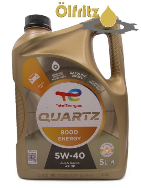 Total Quartz 9000 Energy 5W-40 Motoröl 5l