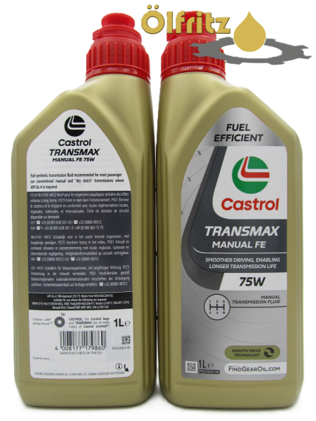 Castrol Transmax Manual FE 75W (neues Design) Schaltgetriebeöl 1l
