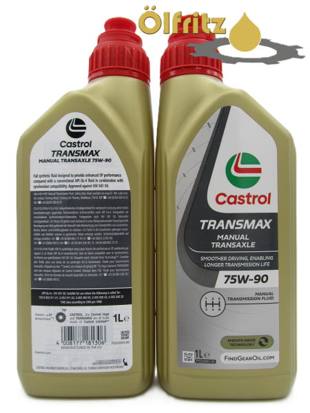 Castrol Transmax Manual Transaxle 75W-90 (neues Design) Schaltgetriebeöl 1l