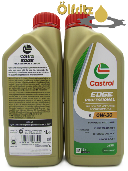 Castrol EDGE Professional E 0W-30 (neues Design) Motoröl 1l